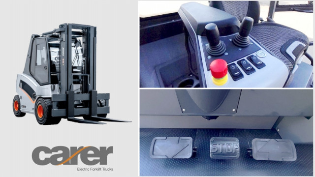 Carer 8 t Elektrostapler mit Kreuzhebel und Doppelpedal