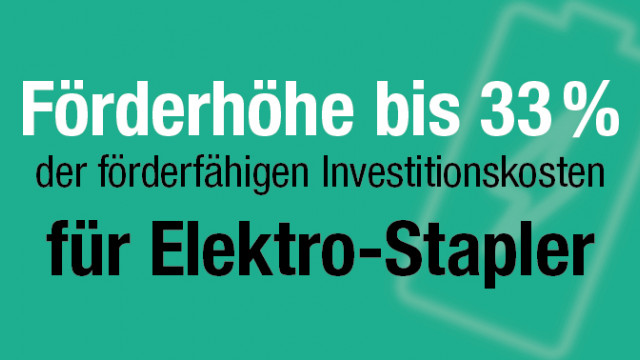 Elektrostapler-Förderung